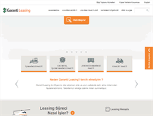 Tablet Screenshot of garantileasing.com.tr